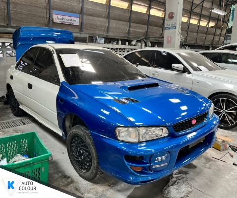 เคาะพ่นสีและซ่อมตัวถัง